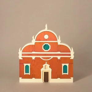 Chiesa dei Carmini, puzzle in legno colorato