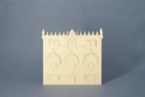Casa dei Tre Oci, puzzle in legno non colorato