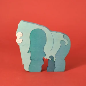 Gorilla in legno – Puzzle Decorativo Artigianale